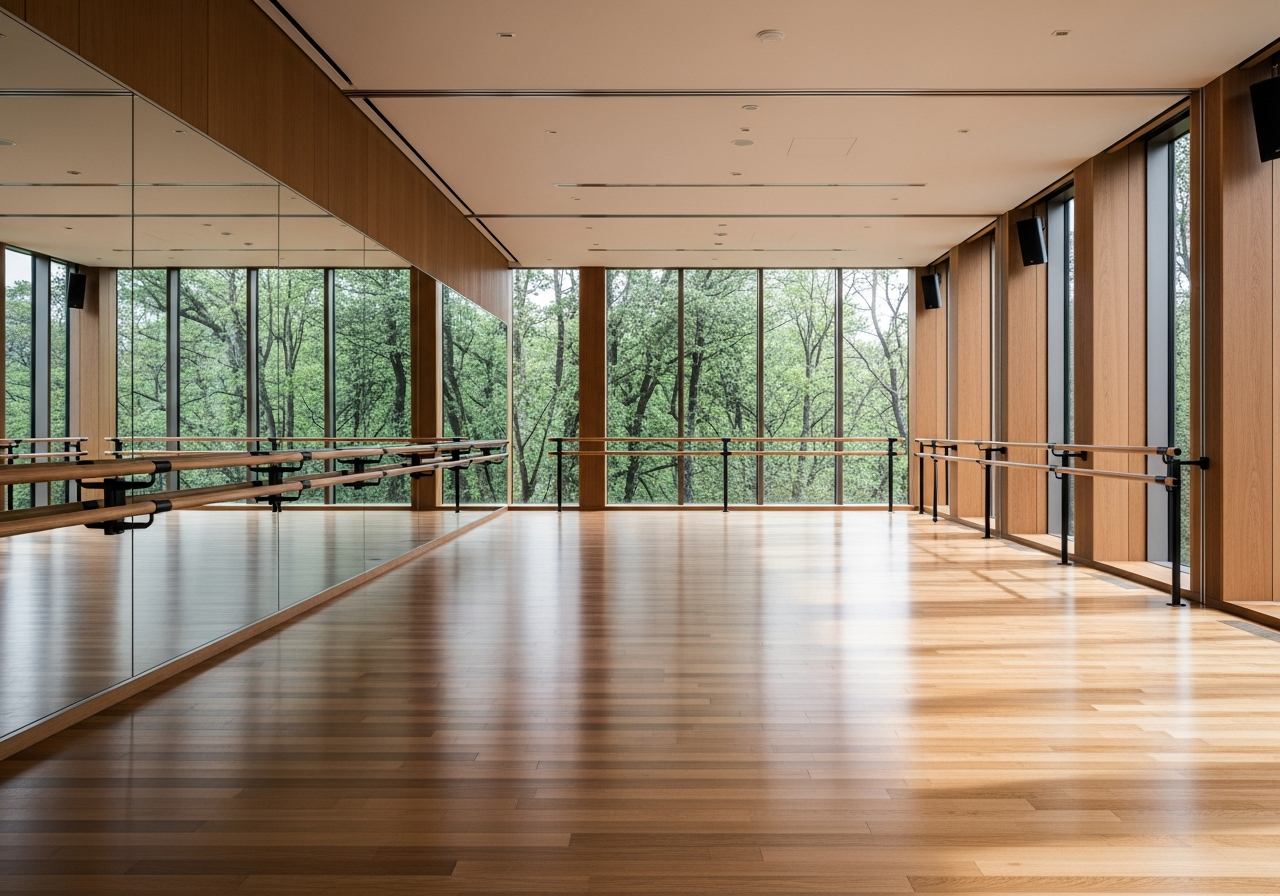 Dance and movement studio at Camp Denman