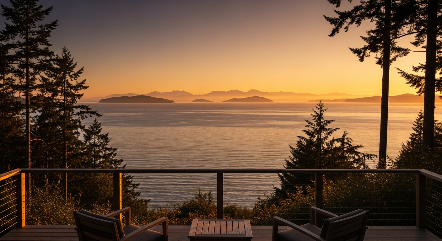 Oceanview deck for workshops and creative sessions